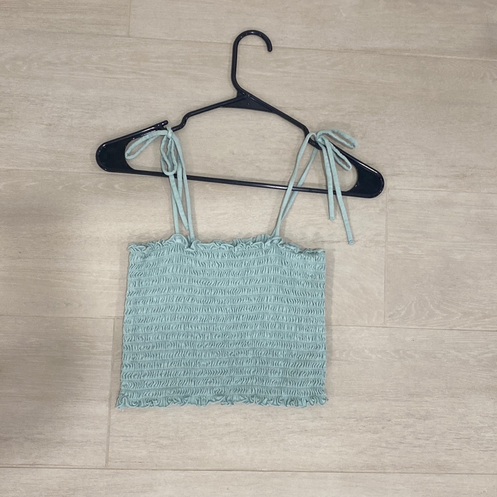 Rouched crop top
